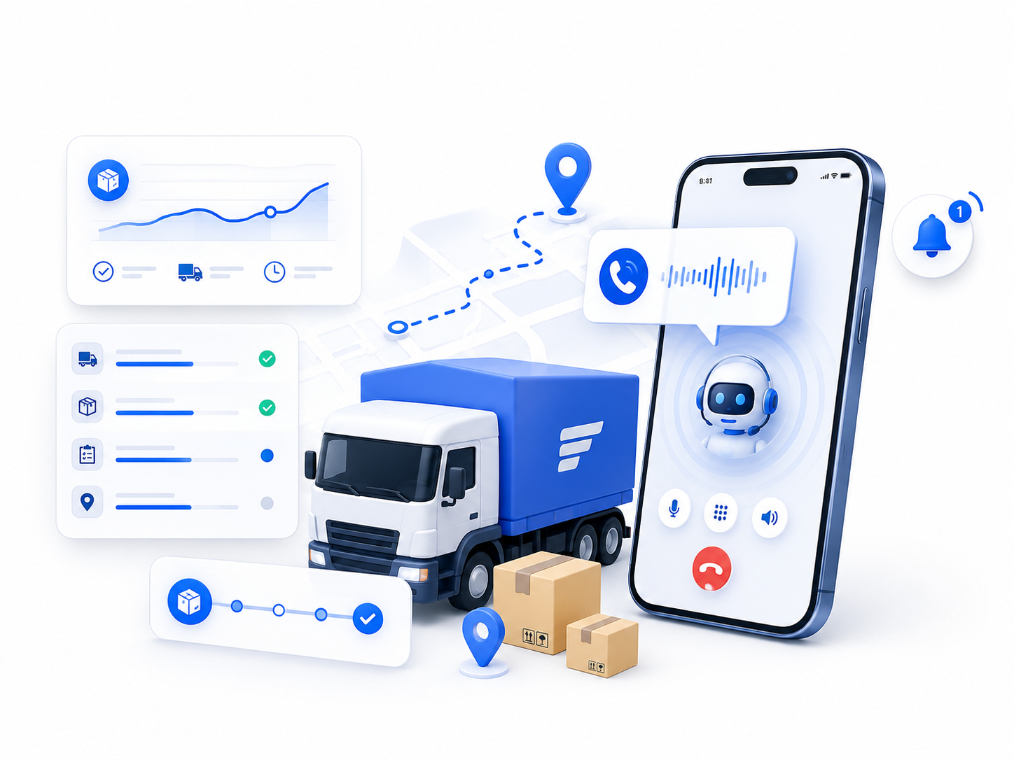 Voice Notifications for Logistics and Delivery Teams