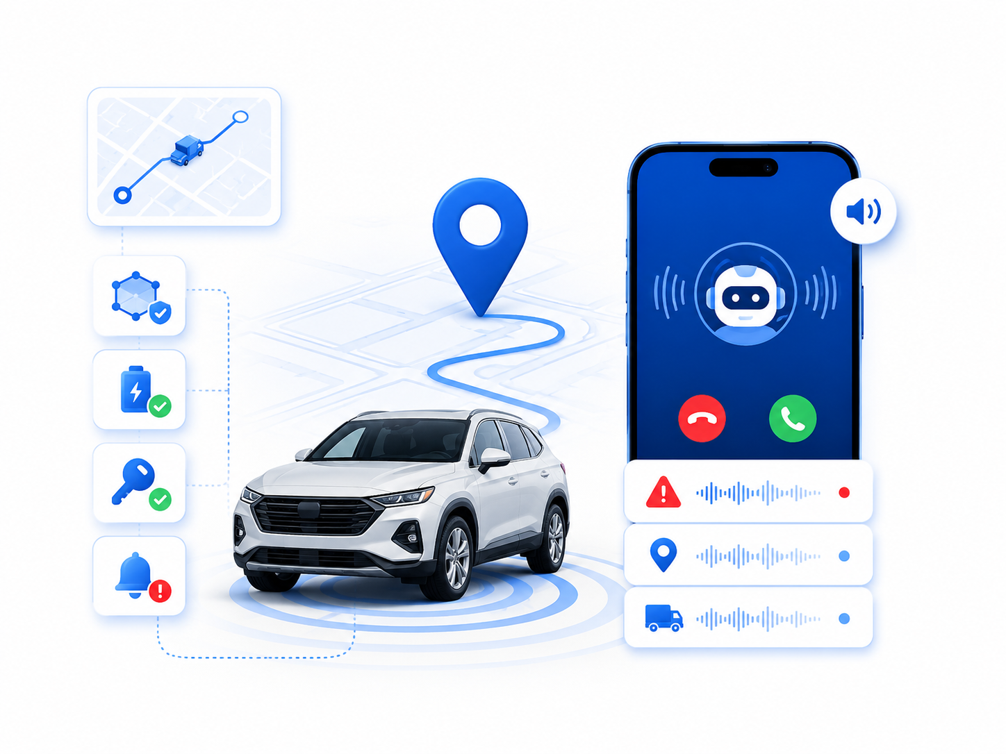 Real-Time Voice Alerts for Tracking Companies